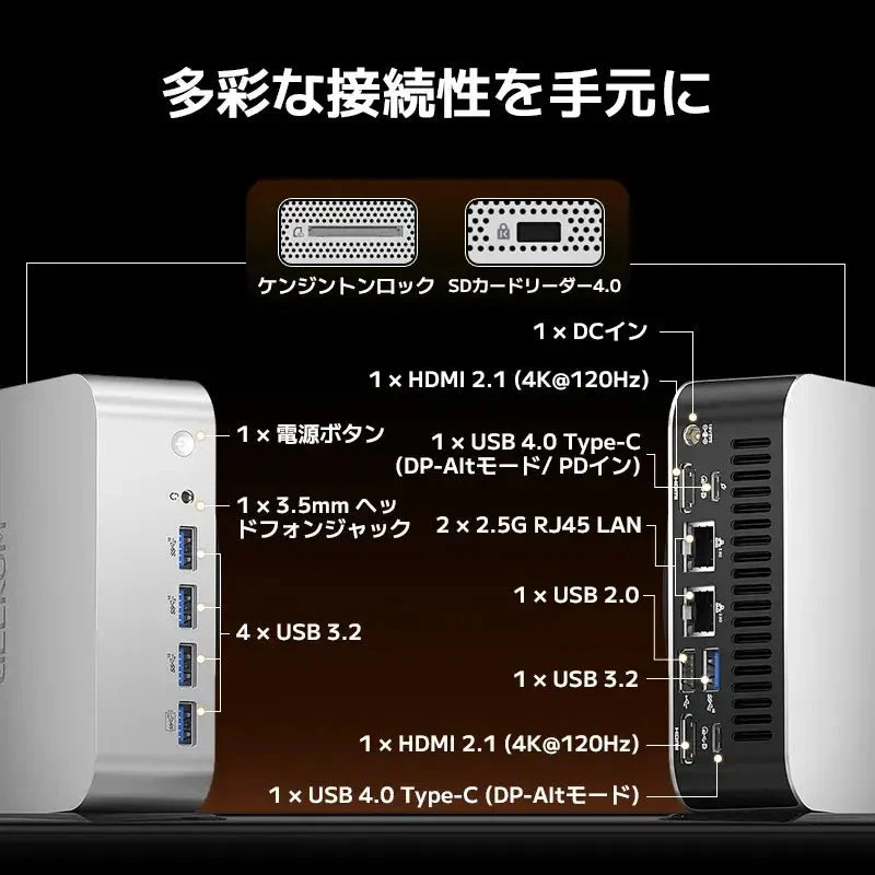 使用短め GEEKOM A9 MAX／AMD Ryzen AI 9 HX 370 geekom-ai-pc-a9-max-pc-amd-