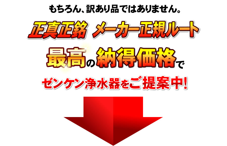 ゼンケン浄水器MFH-50ASがお得