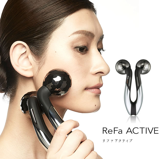 MTG ReFa ACTIVE ボディフェイスローラー RF-AT2228B-N リファアクティブ、ギフトやプレゼントにオススメ マッサージ器 美顔器  フェイス＆ボディ : 6116-001 : 激震クリック堂 ヤフー店 - 通販 - Yahoo!ショッピング