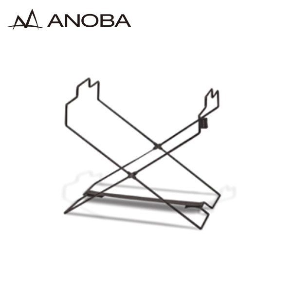 ANOBA（アノバ） クロスギアスタンド AN123 収納 ブラック スタンド