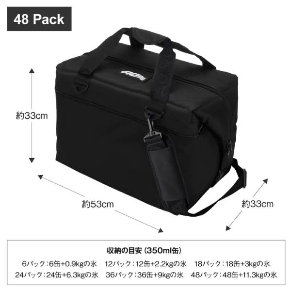 AO Coolers AOクーラーズ 48パック キャンバス ソフトクーラー (45.4L
