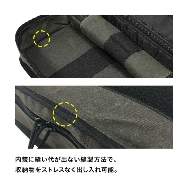 アソビト asobitox野良道具製作所 EDCケース ABN-001-ODBK キャンプ コラボ 野良道具 | asobito | 02