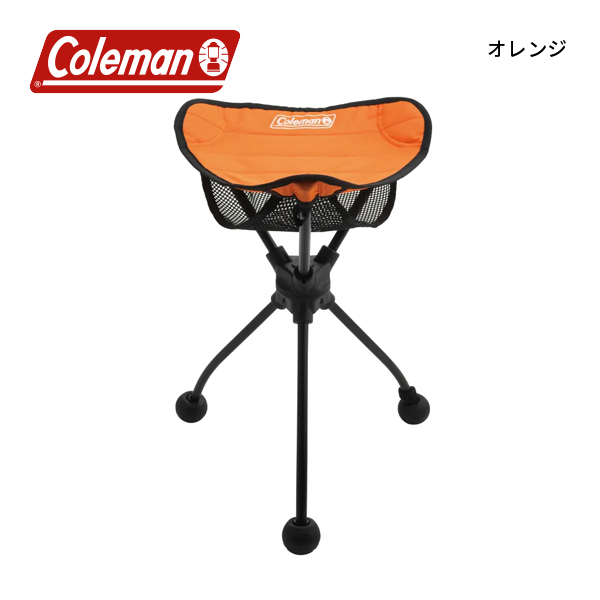 Coleman フジロック スツール360 チェア ブラック オレンジ セット Coleman（コールマン） スツール360 1226 アウトドア キャンプ