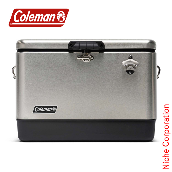 Coleman - 【値下げ不可】コールマン120th 54QT スチールベルト®クーラー 54QTステンレススチールベルトクーラー(シルバー)の通販