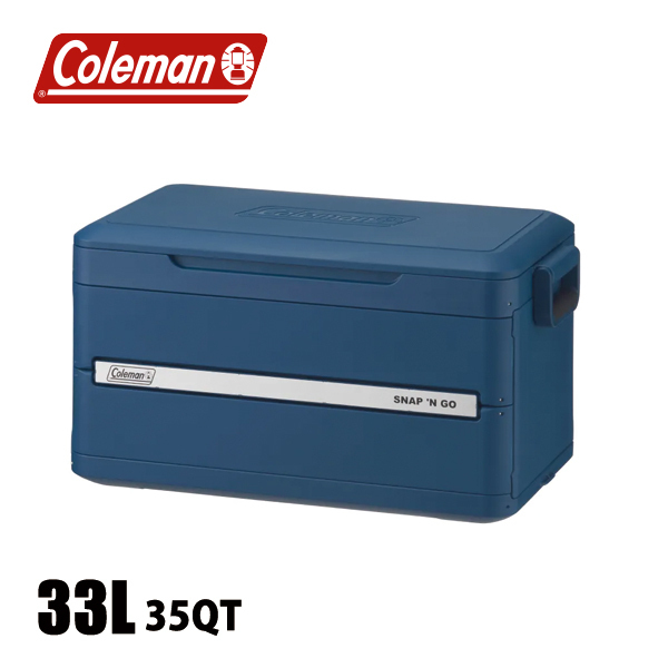 Coleman - 電話を掛けるマン  スナップアンドゴークーラー 35QT 2227724 アウトドア 難民キャンプ 保冷 空調設備ボックス席 サファイア 難民キャンプ装具