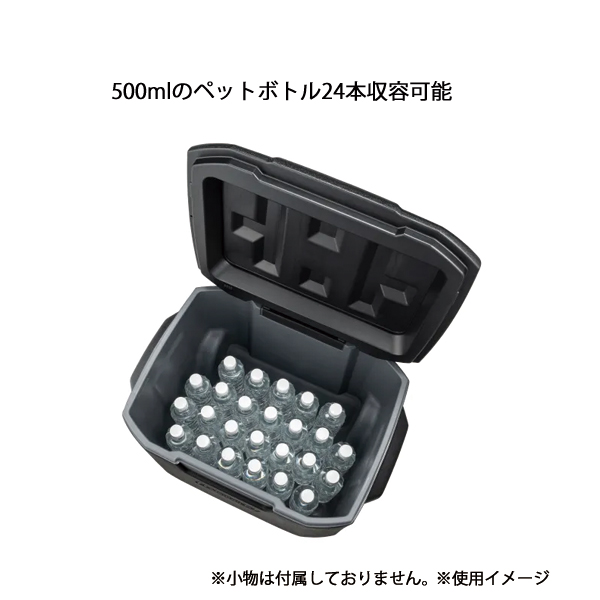 コールマン  ホイールクーラー 60QT 2238189 アウトドア キャンプ 保冷 クーラーボックス ジェットブラック キャンプ用品の画像