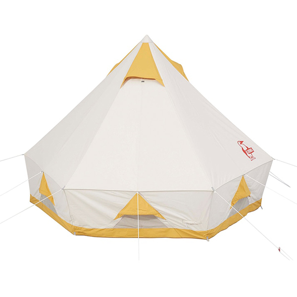 ワンポールテント（色：イエロー系）｜テント｜アウトドア、キャンプ