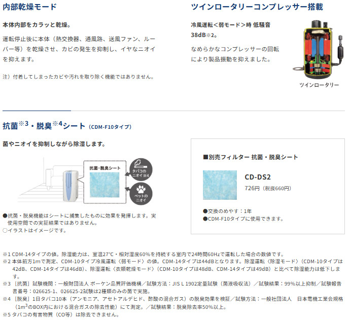 コロナ 冷風・衣類乾燥除湿機 どこでもクーラー 除湿能力1日10L CDM