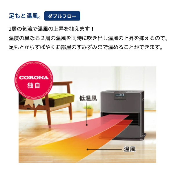 CORONA（コロナ） 石油ファンヒーター 10畳用 VXシリーズ FH-VX3625BY