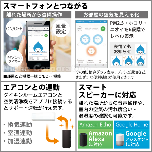 ダイキン（DAIKIN） 空気清浄機 加湿器 花粉対策 MCK706A-W ホワイト