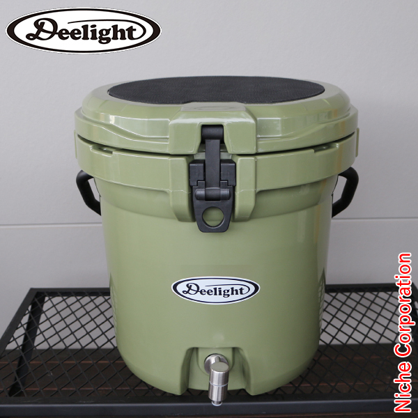 Deelight(ディーライト) アイスバケット 5Gallon(18.9L) TCXオリーブ DLIGHT252 クーラーボックス ウォータージャグ
