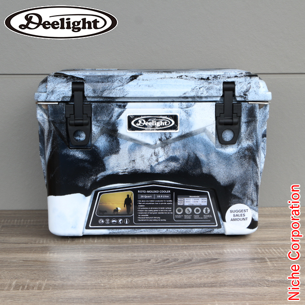 Deelight（ディーライト） アイスランドクーラー 20QT ブラック 