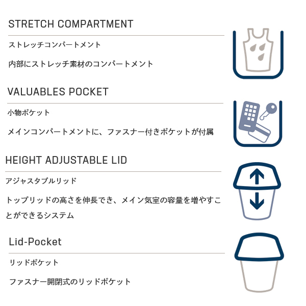ドイター エアコンタクトライト 40 + 10 D3340123 アウトドア リュックサック バックパック ザック トレッキング 登山_18