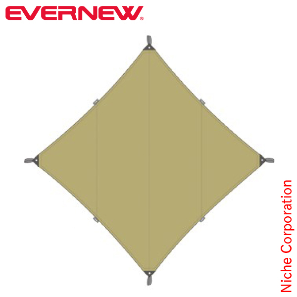 エバニューEVERNEW TCタープ TC3 タンベージュポリコットン