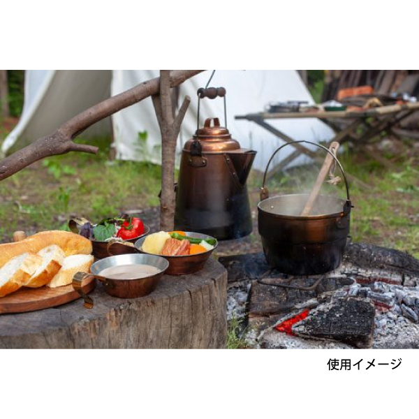 ファイヤーサイド コッパーシェラカップ 500 &ハンドル用本革カバー セット アウトドア キャンプ カップ FIRESIDE 本革 銅製 刻印 日本製 | FIRESIDE | 19