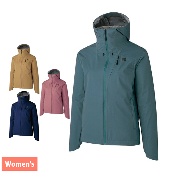 ファイントラック ジャケット(レディース) フロウラップ フーディ ウィメンズ  M  ブルーグレー ファイントラック（finetrack） アウター フロウラップフーディ