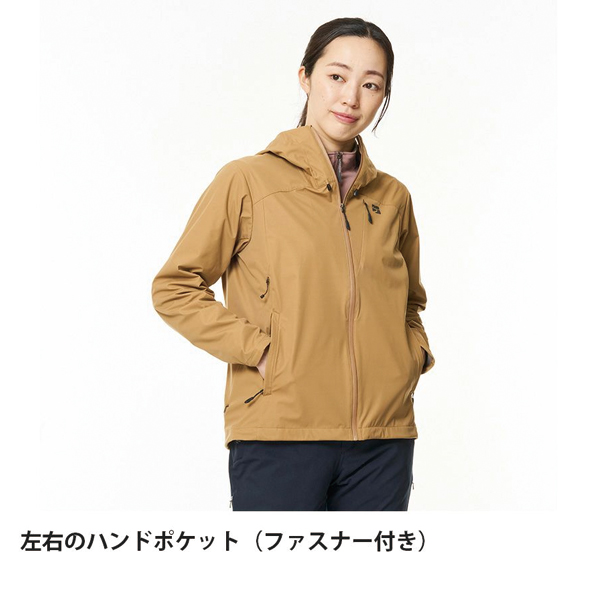 ファイントラック ジャケット(レディース) フロウラップ フーディ ウィメンズ  M  CAME(キャメル) ファイントラック（finetrack） アウター フロウラップフーディ