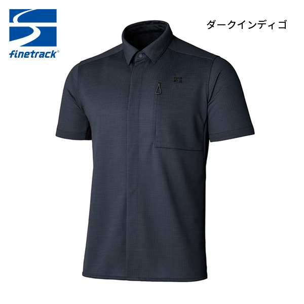 ファイントラック（finetrack） ラミースピンニットシャツ半袖 メンズ 