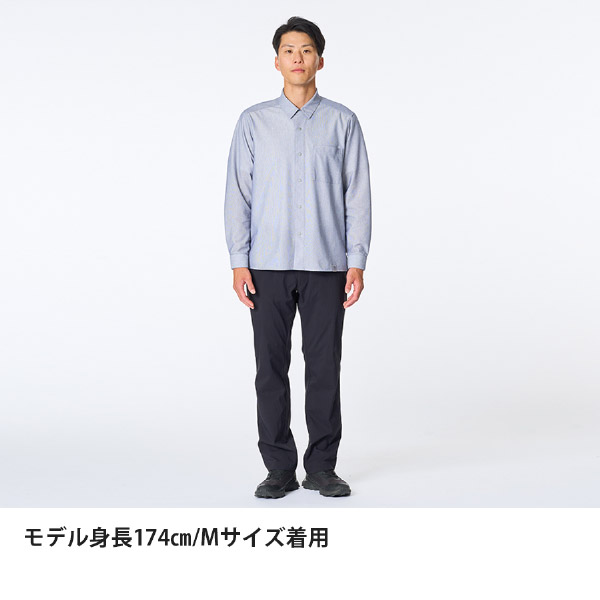 ファイントラック  にほんのいろコンシールメッシュシャツ メンズ FMM2001 アウトドア ウェア トップス メンズ シャツ 長袖 速乾 日本製の画像