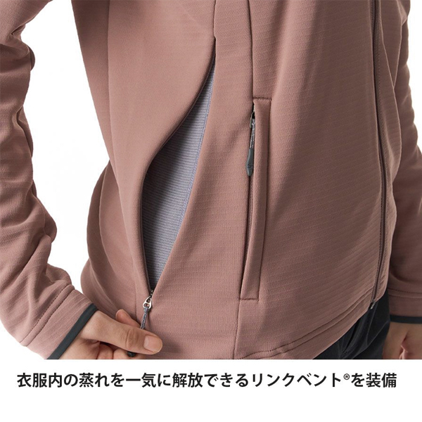 ファイントラック アウター ドラウトクロージャケット ウィメンズ FMW0531 アウトドア ウェア L3 ミッドレイヤー 女性用 レディース 自転車 長袖_16
