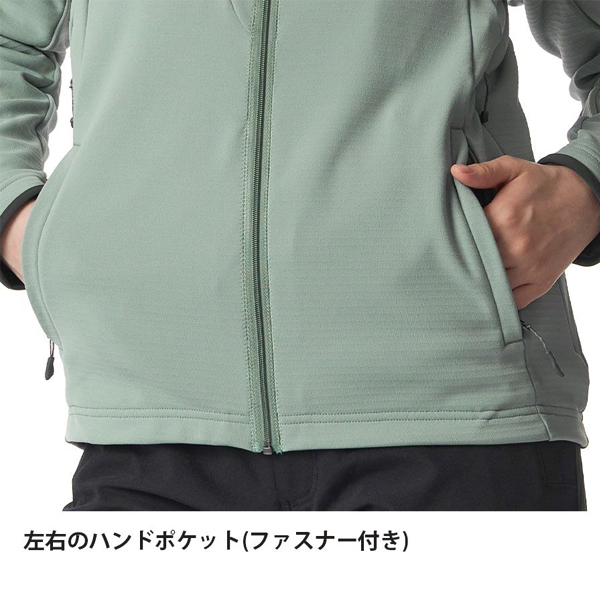 ファイントラック アウター ドラウトクロージャケット ウィメンズ FMW0531 アウトドア ウェア L3 ミッドレイヤー 女性用 レディース 自転車 長袖_7