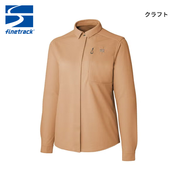 ファイントラック  ラミースピンニットシャツ ウィメンズ FMW1601 アウトドア ウェア トップス レディース 吸水速乾 シャツ 長袖の画像