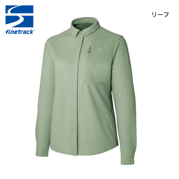 ファイントラック  ラミースピンニットシャツ ウィメンズ FMW1601 アウトドア ウェア トップス レディース 吸水速乾 シャツ 長袖の画像