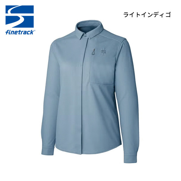 ファイントラック  ラミースピンニットシャツ ウィメンズ FMW1601 アウトドア ウェア トップス レディース 吸水速乾 シャツ 長袖の画像