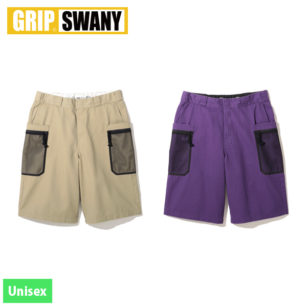 GRIP SWANY(グリップスワニー)  イージー ダブル ヒップ ワーク ショーツ 262M40GS01 アウトドア ウェア ズボン ボトムス ユニセックス