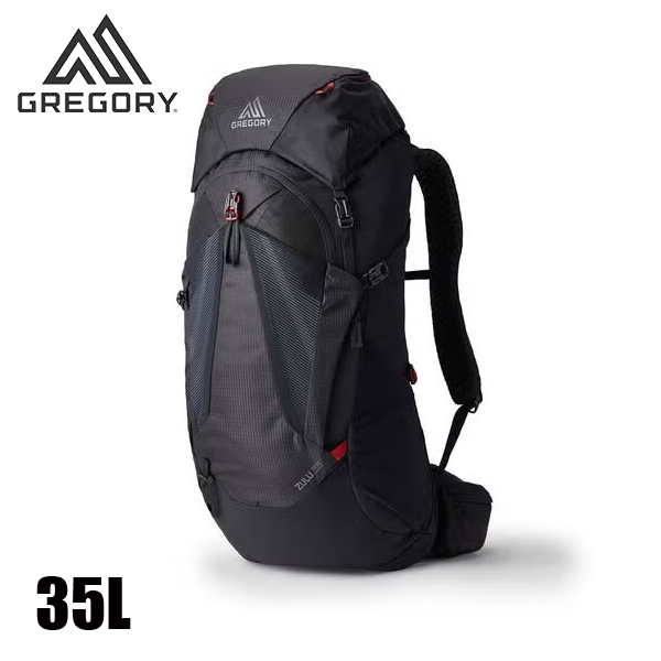 GREGORY - グレゴリー  ズール35 MD/LG 146671 アウトドア 背嚢 うしろ側風呂敷き包み 35l 御徒面子 うしろ側