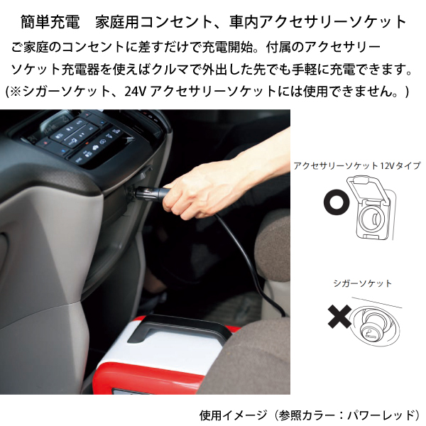 ホンダ（HONDA） 蓄電機 LiB-AID E500 ネオエナメルホワイト E500JN1
