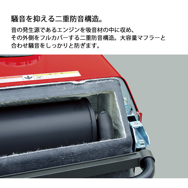 ホンダ（HONDA） EU24i 正弦波インバーター搭載発電機 車輪あり