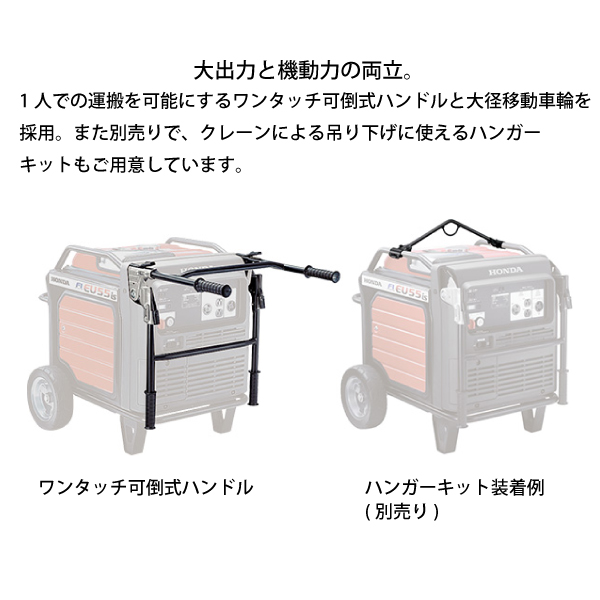 ホンダ（HONDA） 発電機 EU55is 正弦波インバーター搭載発電機 EU55ISN