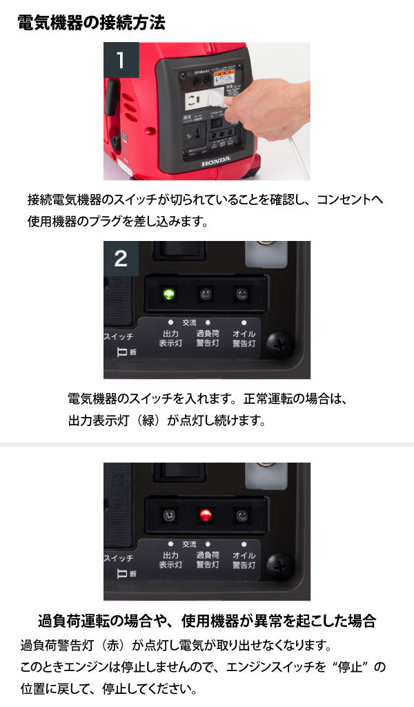 ホンダ（HONDA） EU9i 正弦波インバーター搭載発電機 EU9IT1JN1 オイル