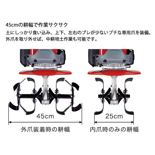 ホンダ（HONDA） 耕うん機 プチな FG201 ローターなし仕様 FG201K1JAT