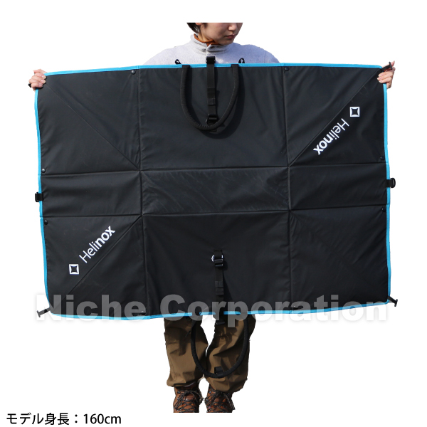ヘリノックス オリガミトート 1822257-BK ギア収納 バッグ レジャーシート キャンプ用品 20L_3
