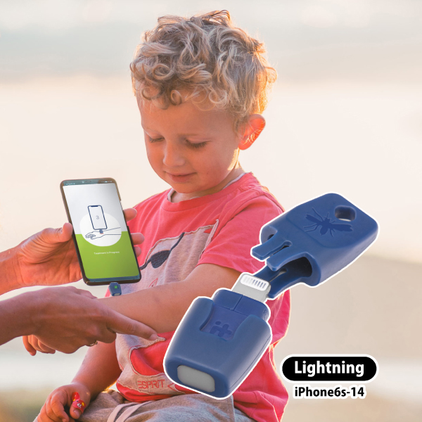 ヒートイット 虫さされ対策機器 ライトニング heatit KA010005751 Lightning iPhone 温熱 虫刺されケア アウトドア | 
