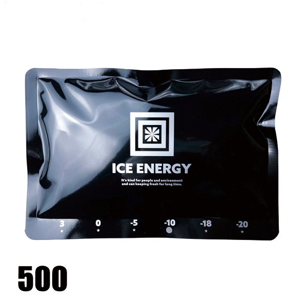 アイスエナジー 保冷剤 アルミソフトケース 500g -10℃ IEASG2-10-500 保冷材 アウトドア 保冷 キャンプ BBQ バーベキュー｜ニッチ・エクスプレス