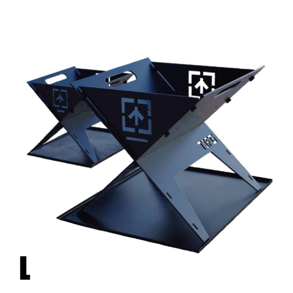 使用回数一回のみ焚き火スタンドTHE IRON FIELD GEAR 使用回数一回のみ焚き火スタンドTHE IRON FIELD GEAR 1cm以下に収納