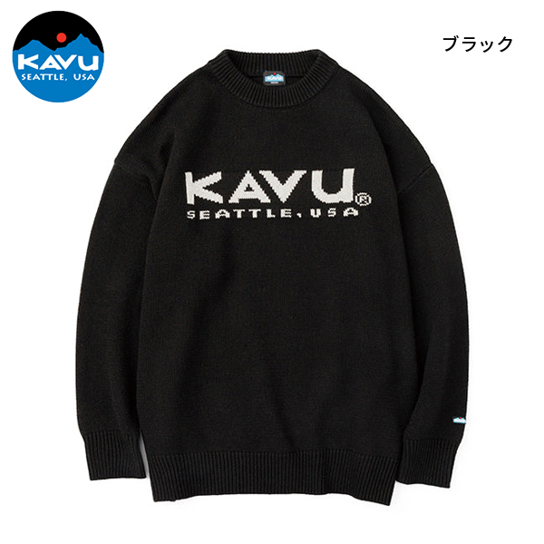 KAVU（カブー） メンズ ロゴニット 19821919 アウトドア ウェア