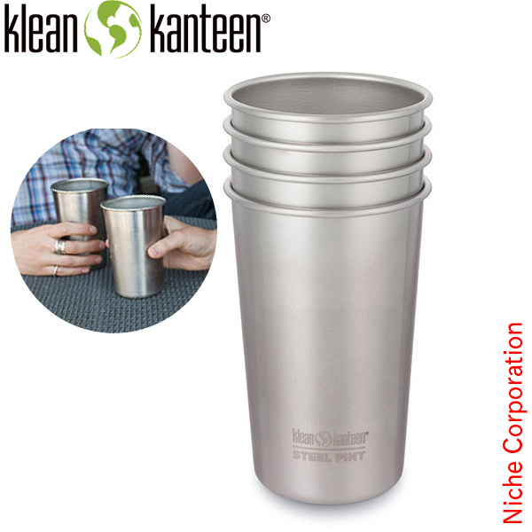 klean kanteen パイントカップ 4pack ステンレス 16oz