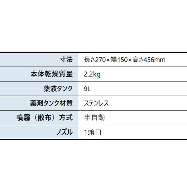 KIORITZ（共立） 手動噴霧機 9L S-93 噴霧器 肩掛け : ニッチ