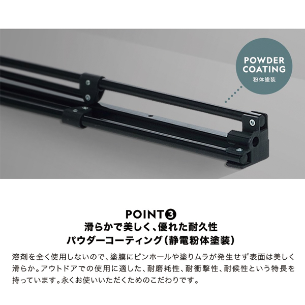 WILDTHINGS  ベースキャンプ T-2 キャビンテント仕様フレームセット アウトドア キャンプ 日よけ_13