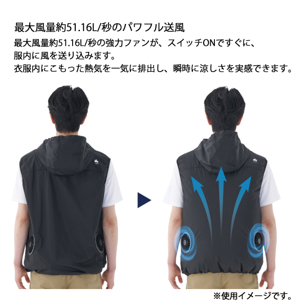 LOGOS（ロゴス） 野電クールファンベスト 34406 アウトドア ウェア