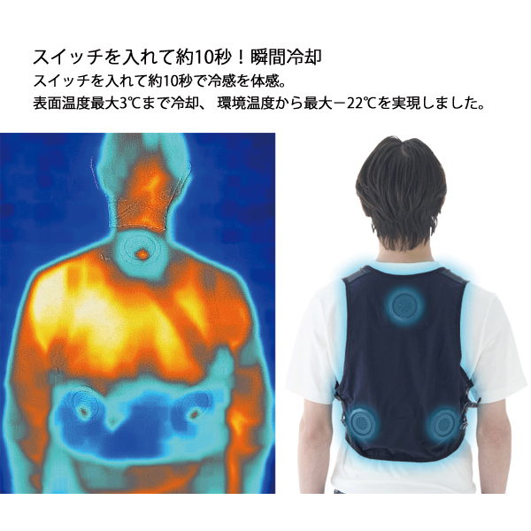 LOGOS（ロゴス） ペルチェクールベスト 81336711 工具 ブラック