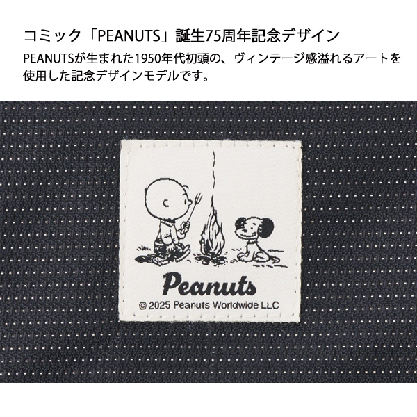 LOGOS（ロゴス） SNOOPY PEANUTS 75years 7075トレックチェア 背付