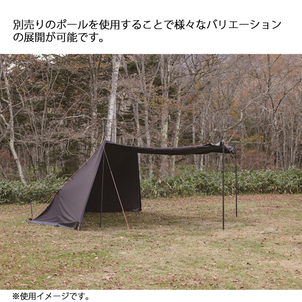 ラルファ シェルター オデッサTC TP-200-BK アウトドア 日よけ 5〜6人用 5人用 6人用  タープ キャン |  | 07