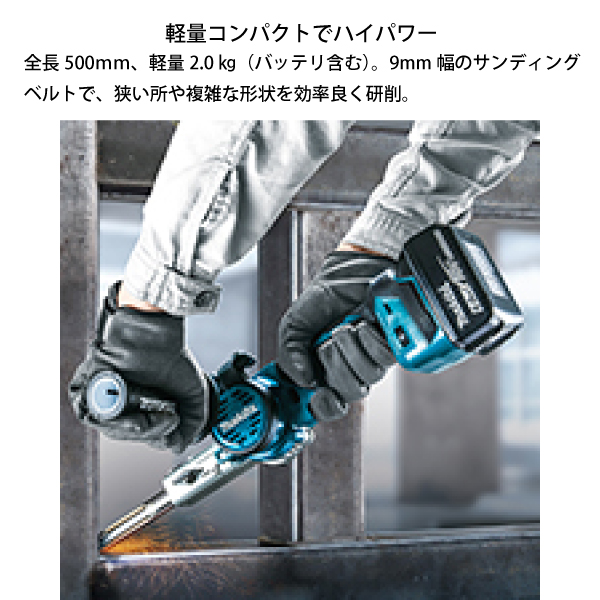 マキタ（makita） 充電式ベルトサンダ BS180DRG バッテリ・充電器付