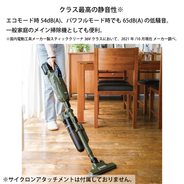 マキタ（makita） 40Vmax 充電式クリーナー スノーホワイト バッテリ