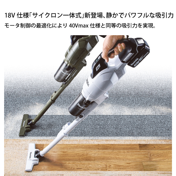 マキタ（makita） DIY 工具 18V 充電式クリーナ サイクロン一体式 白 本体のみ CL286FDZW バッテリー・充電器別売り 掃除機  コードレス 純正 : mkt0-cl286fdzw : ニッチ・エクスプレス - 通販 - Yahoo!ショッピング